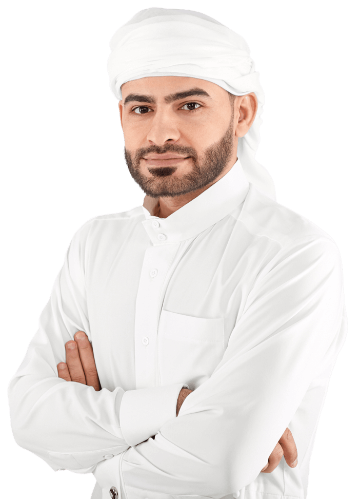 رجل مسلم في إحرام